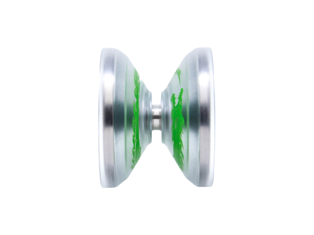 Yoyo 99 Dragons Green Silver