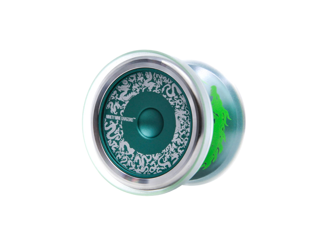Yoyo 99 Dragons Green Silver