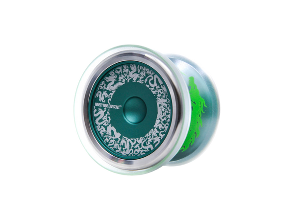 Yoyo 99 Dragons Green Silver