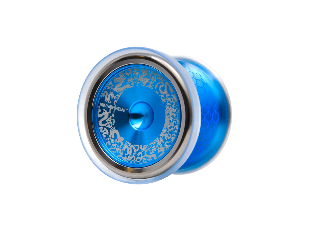 Yoyo 99 Dragons Aqua Silver